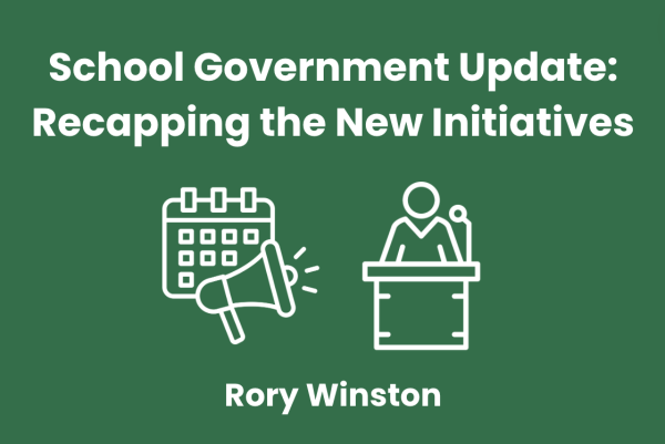 A recap of the new initiatives being pursued by Student Government currently.